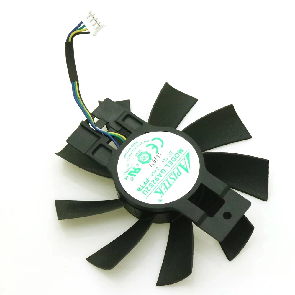 GA92B2U,GA92S2U - PFTB DC12V 0.46A 4wire 4pin 87mm VGA Fan For Dataland RX570 X-Serial Graphics Card Cooler Cooling Fan