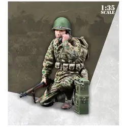1/35 United States Armed Infantry Figure Resin Figure Unpainted model Kit, military theme, unassembled and unpainted GK,