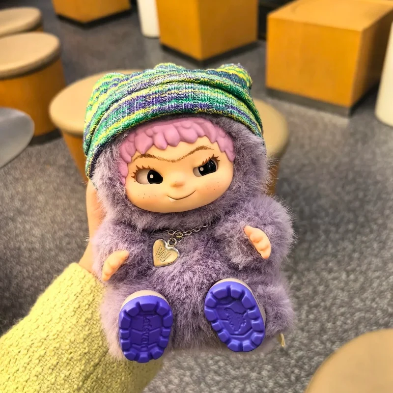 

HOT Wakuku Fuzzy Trendy Fun Party Series Blind Box Cute Wakuku Action Figure Mystery Box Plush Doll Bag Pendant Doll Gift