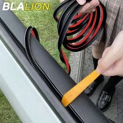 BLALION Car Door Window Seal Strip V Shape Rubber Weatherstrip Window Gap Filler Reduce Vibration Noise Insulation Seal Strips