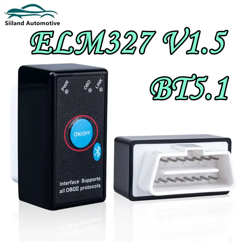 

Высокое качество ELM327 Bluetooth 5,1 с переключателем, автомобильный диагностический инструмент, сканер OBD2, считыватель кодов, кнопка включения/выключения, сброс, режим автоматического сна