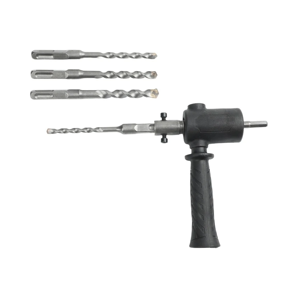 For Concrete Hammer Drill Adapter Drill Converter DIY Home Repair Ergonomic Handling Easy Installation Hex Shank Compatibility