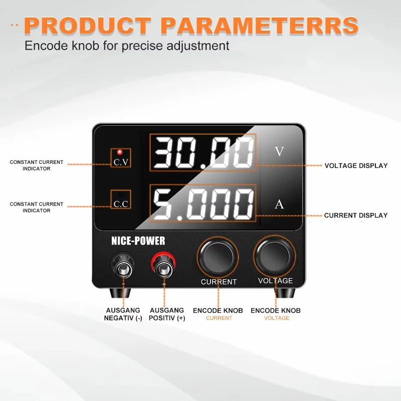 الطاقة SPS-F305 30 فولت 5A 150 واط تيار مستمر امدادات الطاقة ينظم التبديل مختبر قابل للتعديل الجهد الحالي مقعد إصلاح التيار الكهربائي
