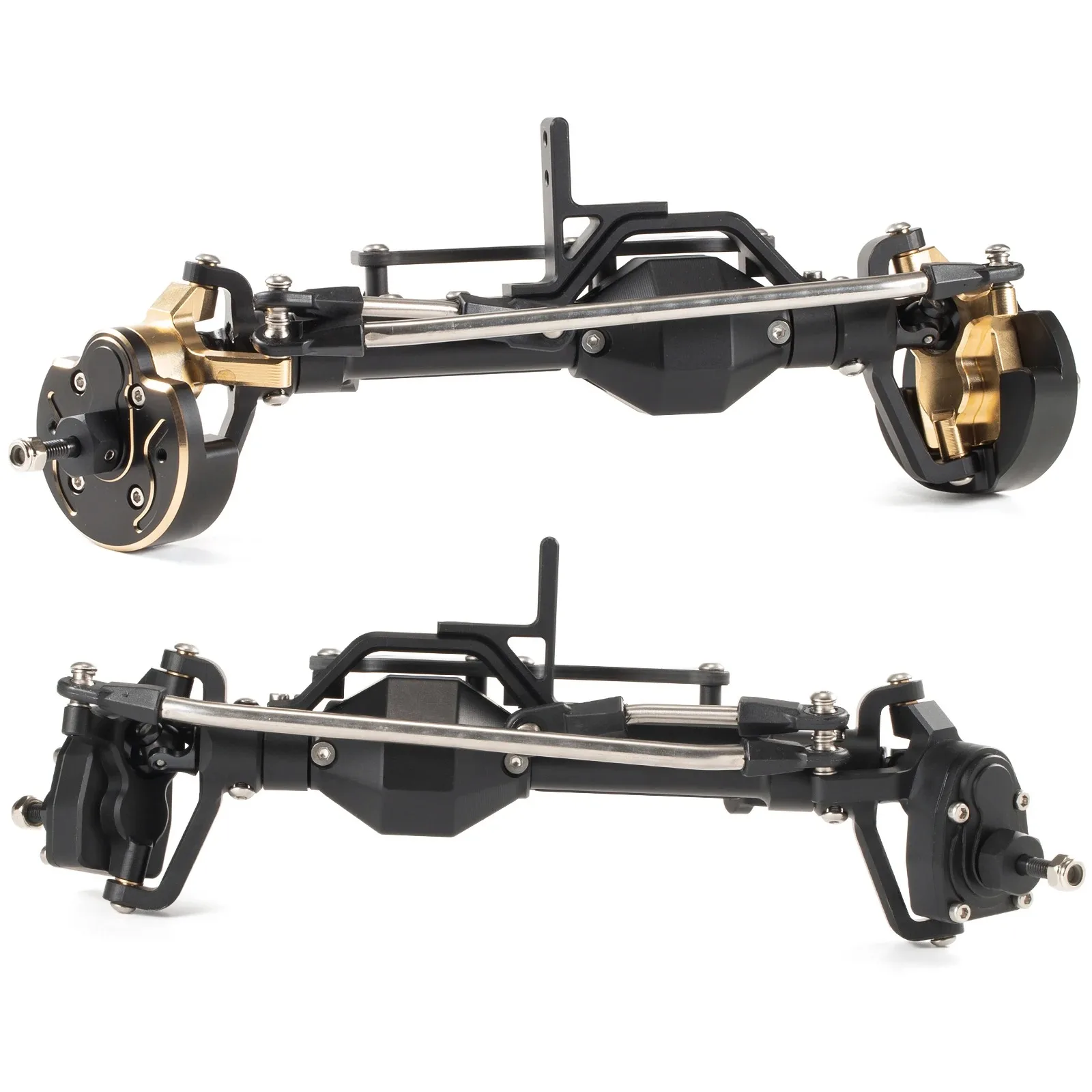 DX44 Portal Steering Axle Assembled Set 4WS for RC Crawler LCG Chassis Comp Builds Rigs WRCCA Sportsman Class 2 Competition