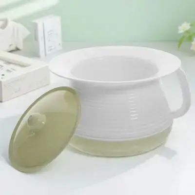 

1Set Premium Thick Plastic Spittoon Adult Urinal Pail Pot Portable Potty Spittoon for Home Hospital Travel Chamber Pot with