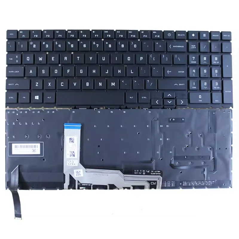 

Подходит для клавиатуры ноутбука HP Shadow Elf 6/7 15-EK 16-B 16-K TPN-Q236 Q265 Q280 C167