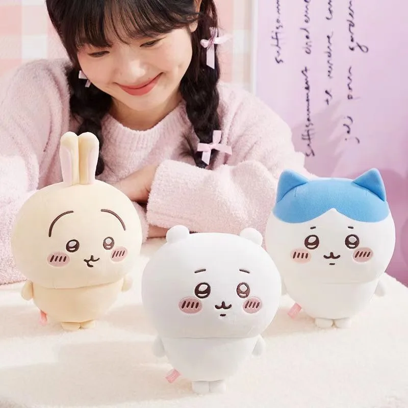 Große Größe 30–50 cm Usachi Chiikawas Puppe Kawaii Plüschtier Peripherer selbstverteiliger Bär Hachiware Kissen Kissen Geschenk