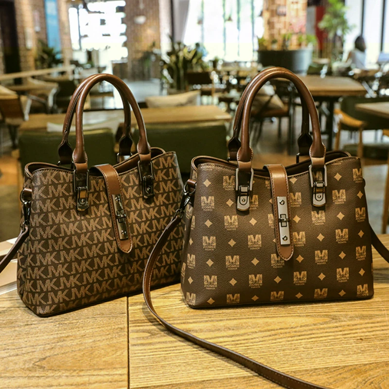 High Quality Women's Bag Retro Large Capacity Handbag Light Luxury Classic Tote Bag Fashion Shoulder Crossbody Bags