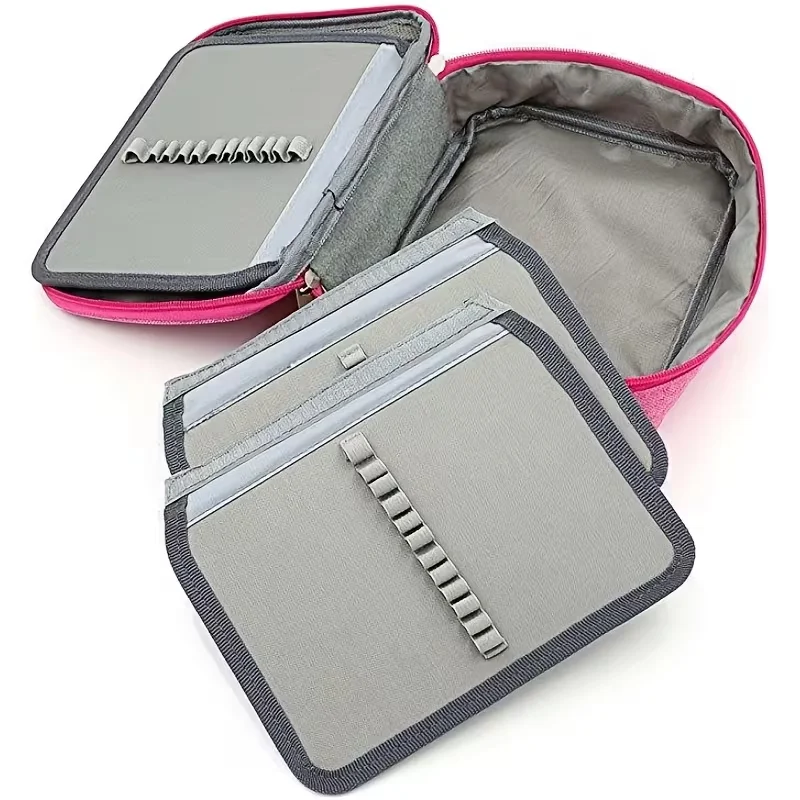 1Pcs Personalized Pencil Bag, Customizable Storage Bag, Large Capacity Multi-Compartment Storage Bag Suitable for Office Supplies, Travel and School Essentials. Durable and Portable, It Provides Ample Space for Art Bru