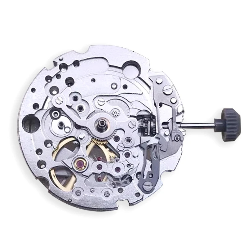 1PC For Miyota 82S0 Automatic Movement 21 Jewels Open-Heart Mechanical Movement for Mens Watch Stop Second Device Japan