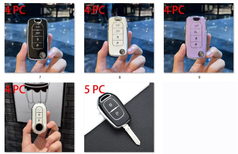 Mixed car key case 21 pcs