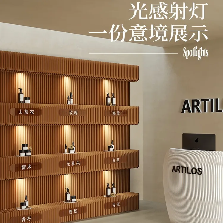 Paper wall screen high partition partition wall background wall spotlight