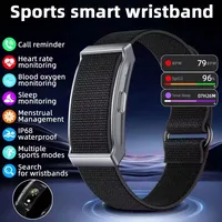 Nueva trayectoria GPS AI pulsera de salud ritmo cardíaco presión arterial HRV Monitor recordatorio de llamadas reloj inteligente banda deportiva rastreador de Fitness