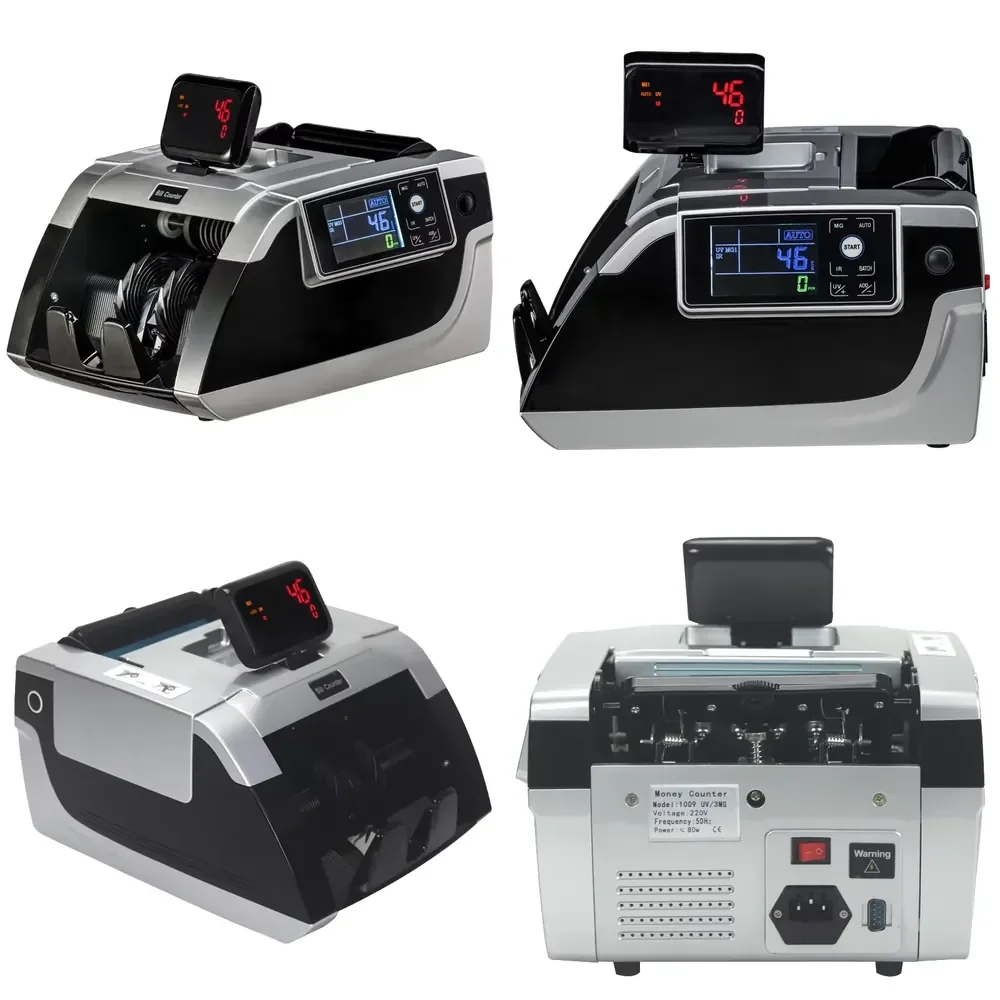【2026】 Счетчик банкнот XD-1009 с LCD-дисплеем для валют PKR, IQD, SYP, USD, EUR, 1MG/3MG, CFA, XOF