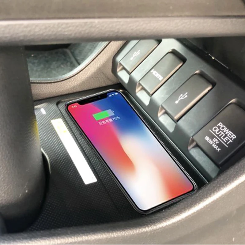 

15W Car wireless charger phone holder fast phone charger charging plate for Honda HRV XRV Vezel 2015-2019