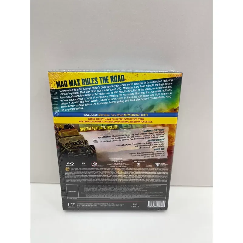 Mad Max Blu Ray Set Brand New Unopened Please Contact For Delivery Details