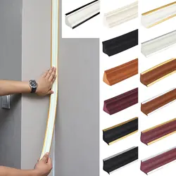 5M Self-Adhesive Wall Inner Corner Trim Corner Molding Line Tape Skirting Line Ceiling Caulk Internal Strip Edge Home Decoration