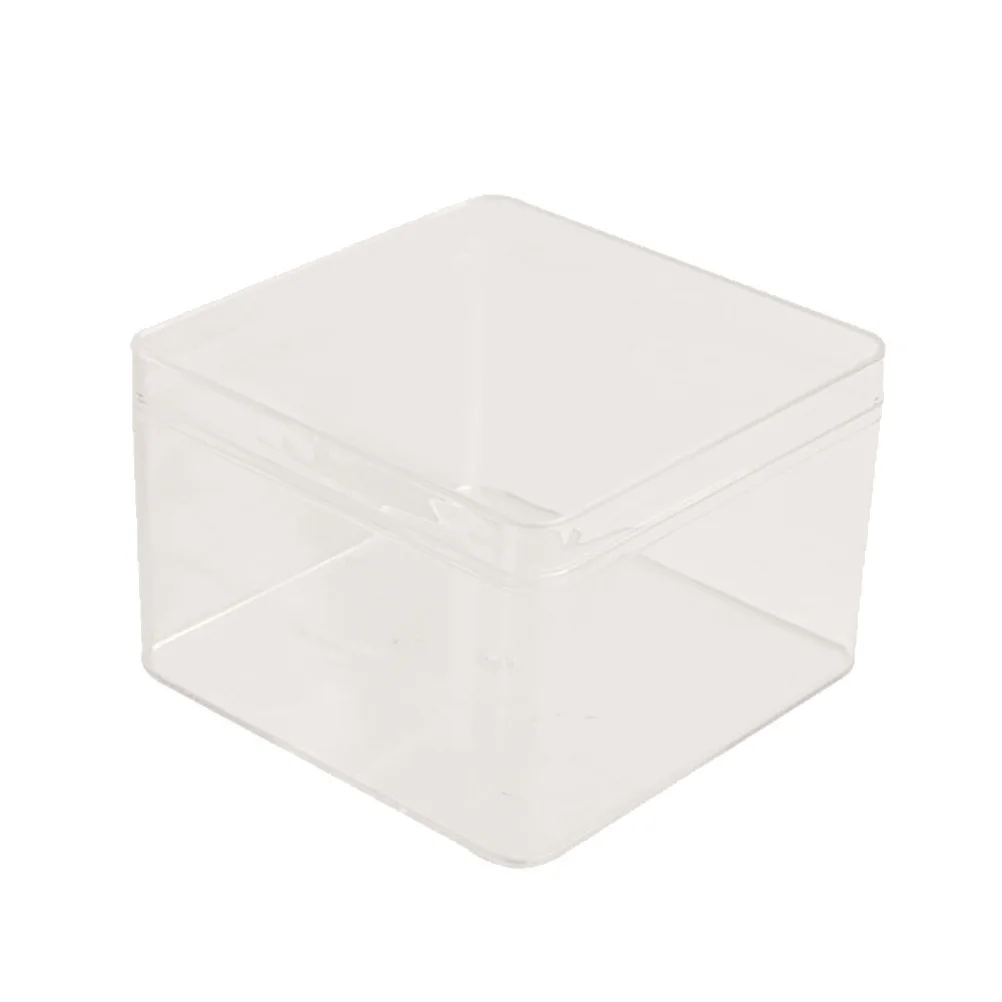 

10Pcs Food-Grade Clear Dessert Containers Square Plastic Cake Boxes Reusable for Jelly Tiramisu Pudding Mousse Holder