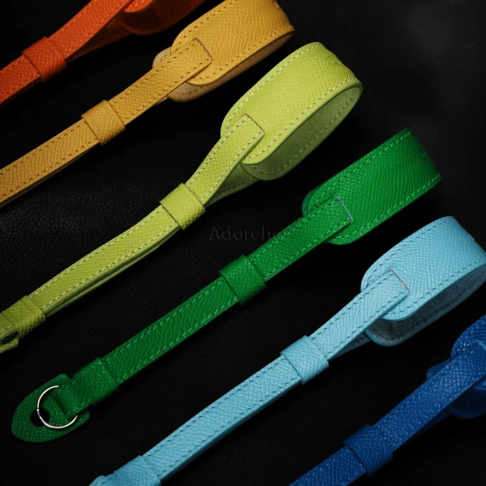 Cowhide Camera Wrist Strap Vintage Retro Leather Hand Lanyard Anti-Drop Hand Rope For Leica Photography Accessories
