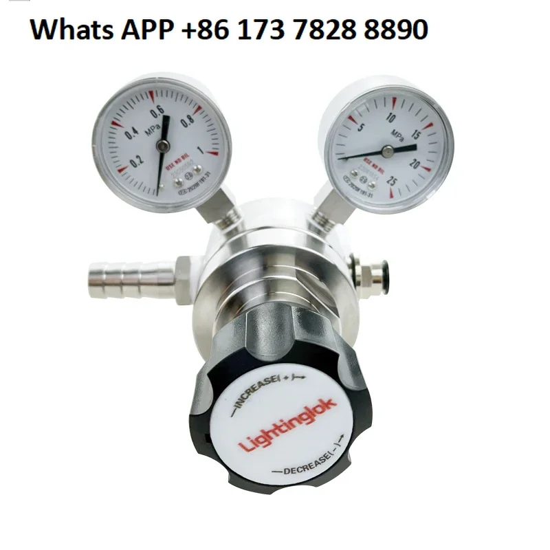 Stainless steel pressure reducing valve for gas cylinder, precision pressure reducer, corrosion-resistant ammonia gas