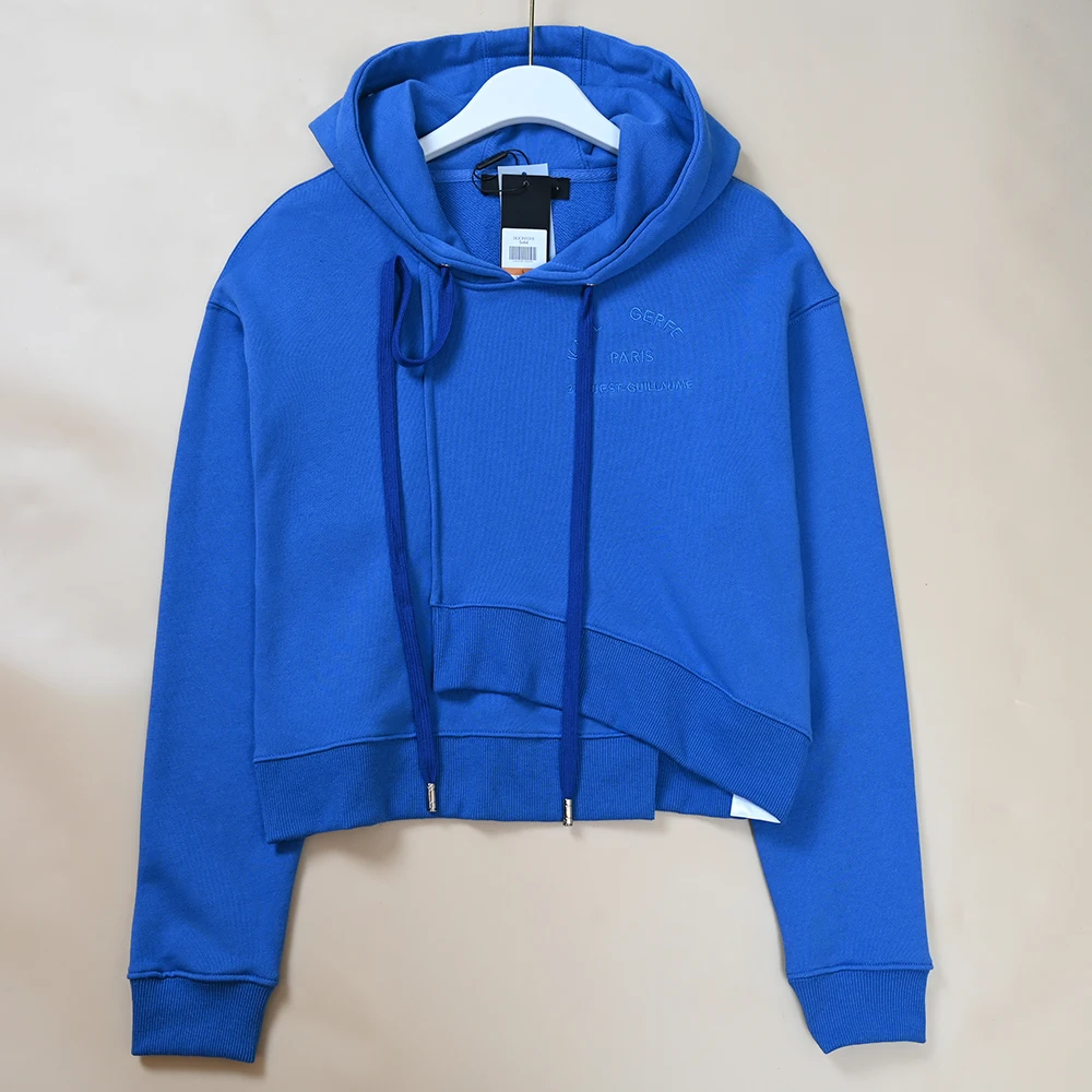 الخريف الشتاء السيدات ort Svel هوديي المرقعة طويلة Sve مزيج القطن مريح صالح طاقم Ne البلوز