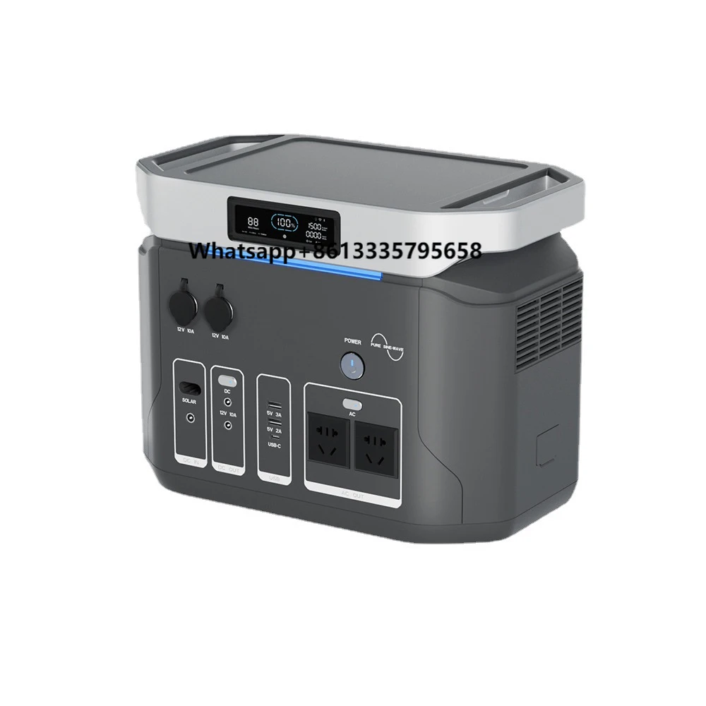 

1500W Mobile Power Station for Camping Off-Grid Solar Panel Charging with Large Capacity Energy Storage & MPPT Technology