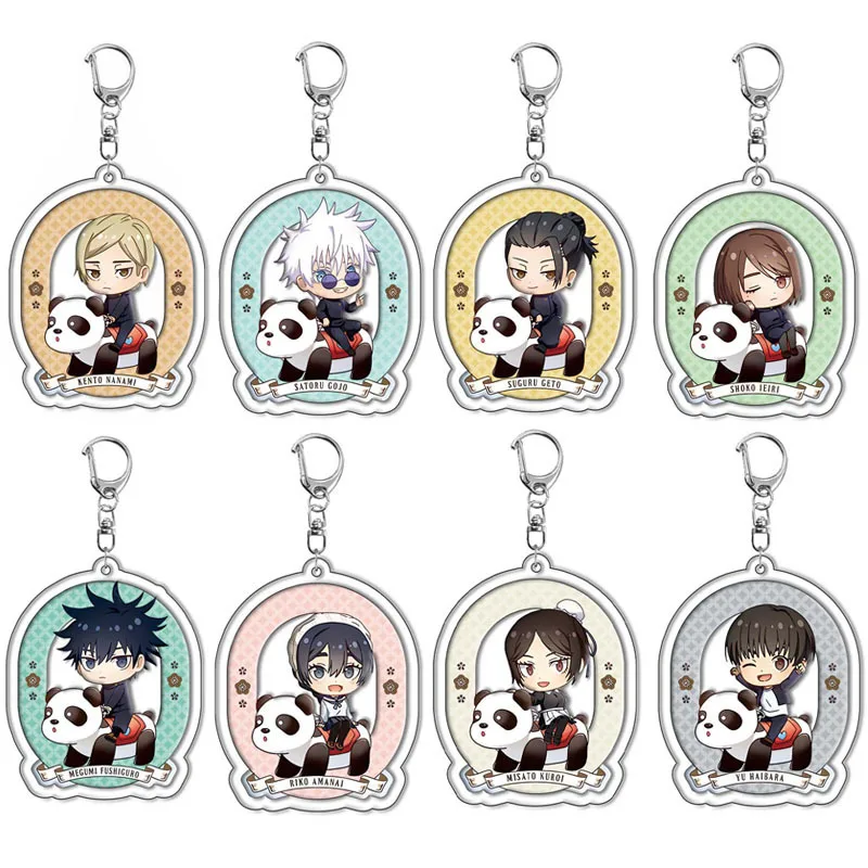 Jujutsu Kaisen Yuji Itadori سلسلة مفاتيح مصنوعة من الأكريليك أنيمي قلادة ملحق شحن سريع مخزون بالجملة جاهز للشحن #1