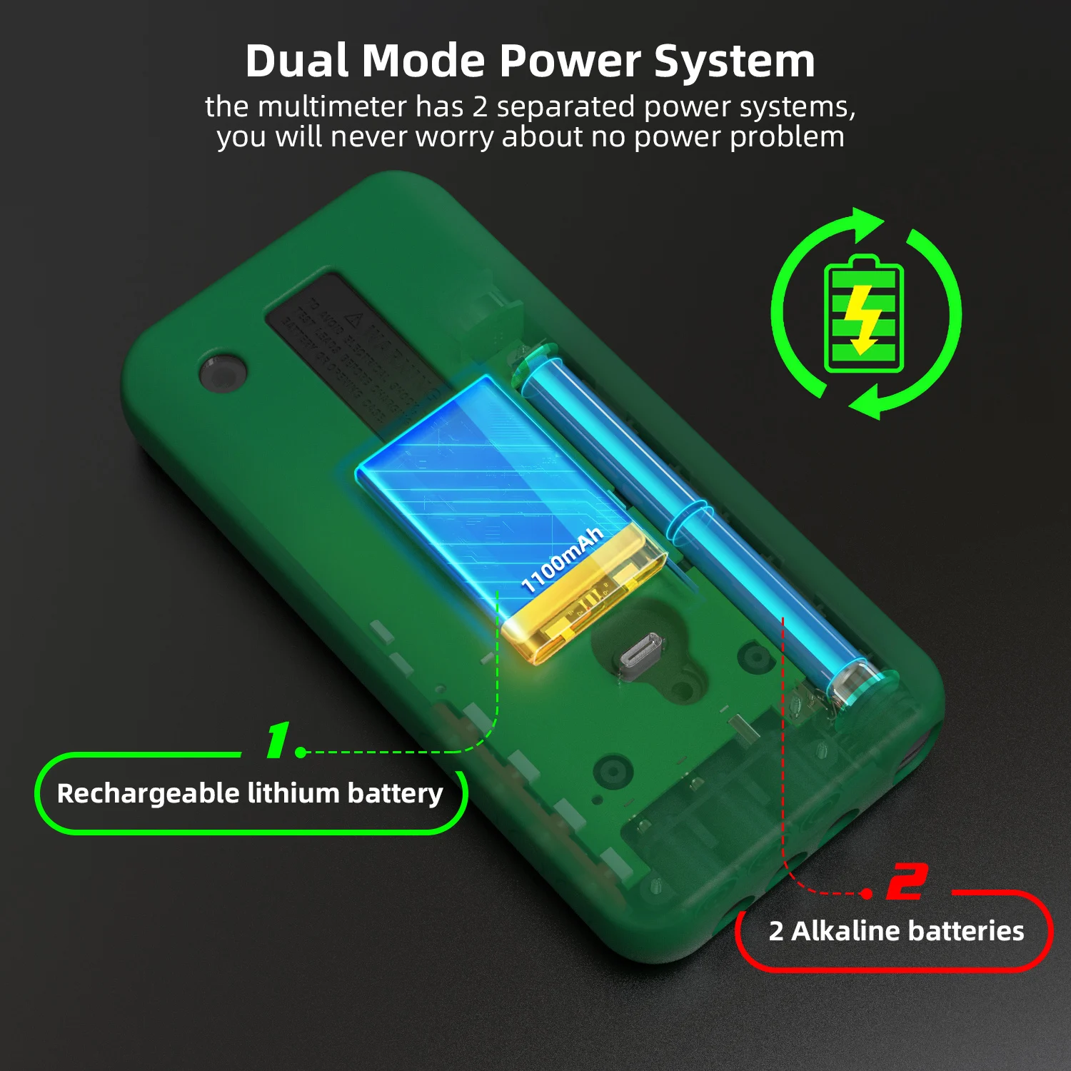 BSIDE S30 inteligentny cyfrowy multimetr 15V diodowy termometr na podczerwień AC napięcie prądu stałego doładowania profesjonalny Tester elektroniczny