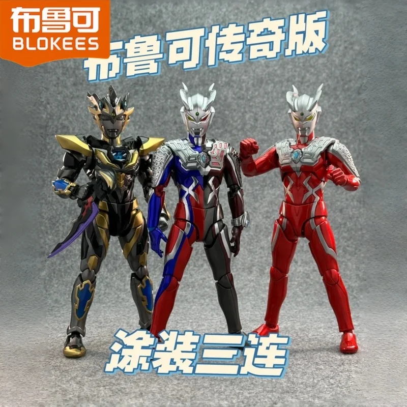 New Arrival Blokees Ultraman Legend Edition Exceed Ultraman Assembled Action Figure Model Boy'S Birthday Surprise Gifts