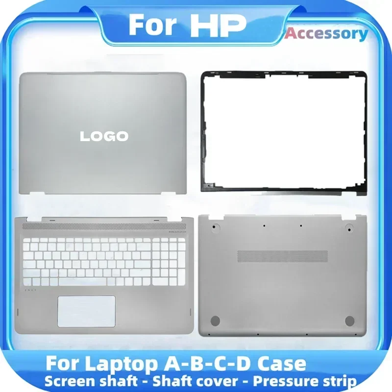 

New LCD Back Cover For HP Envy X360 15-AQ 15-AR M6-AQ M6-AR 15T-AQ Top Case Front Bezel/Palmrest/Bottom Case Top Case 856799-001