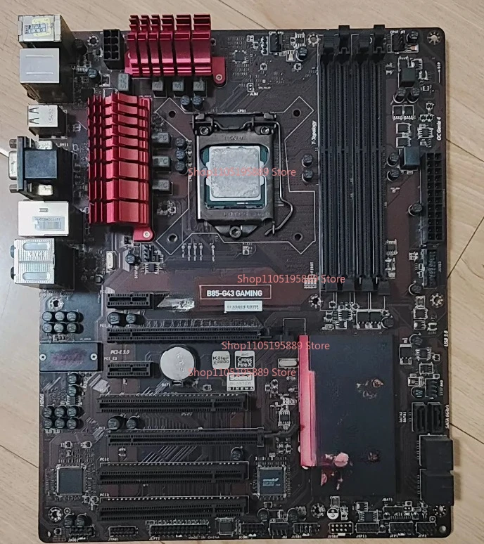 

Материнская плата MSI B85-G43 GAMING, интерфейс 1150 Pin, поддержка процессоров 4-го поколения, память DDR3