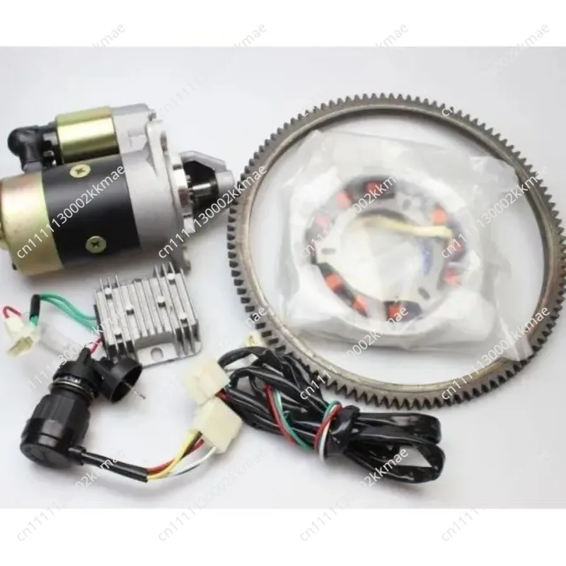 Micro-tillage Electromechanical Starter 173F/178F/180F/188F 186 Diesel Modified Motor Set