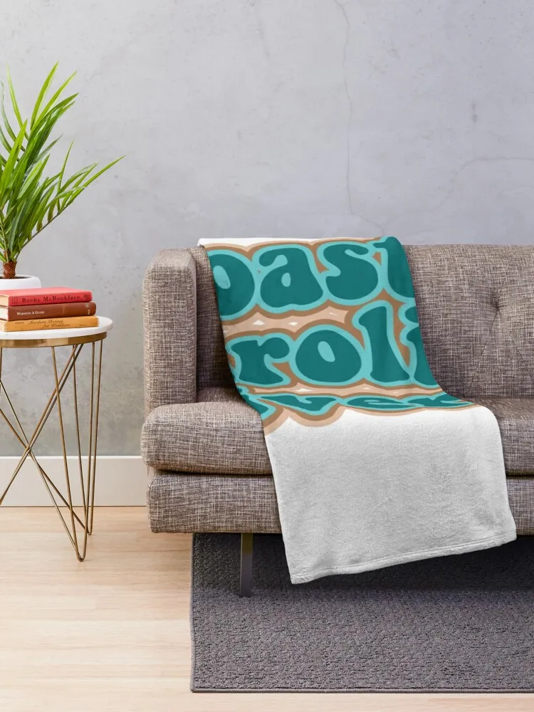 Coastal Carolina University Groovy Outline Throw Blanket Decorative Throw Blanket 3D Blanket Luxury Blanket