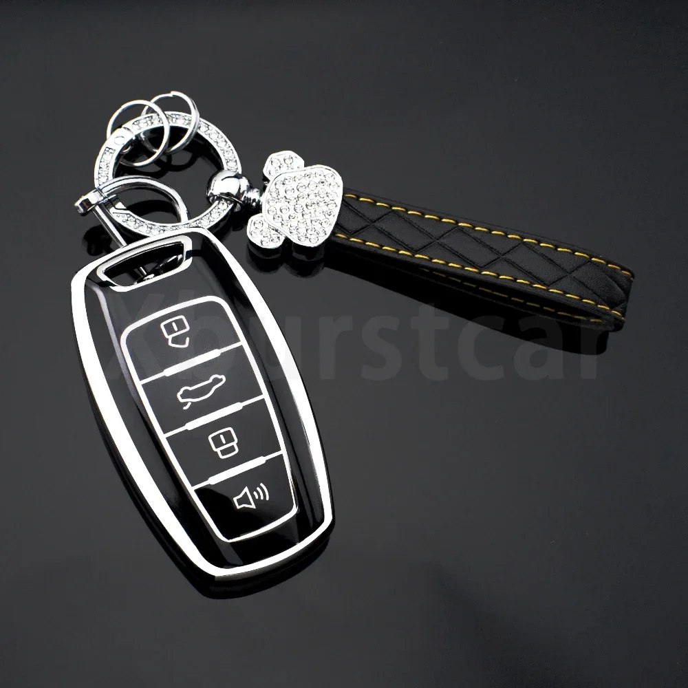 Soft TPU Car Remote Key Case Cover Holder Shell Auto Accessories For Great Wall Haval Hover H1 H4 H6 H7 H9 F5 F7 H2S GMW Coupe