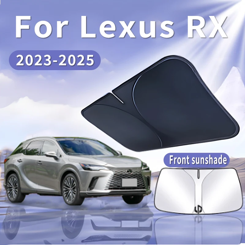 Car Sun Visor For Lexus RX ALA10 ALH10 2023 2024 2025 Front Windshield Sunshade Heat Insulation Summer Cooling Auto Accessories