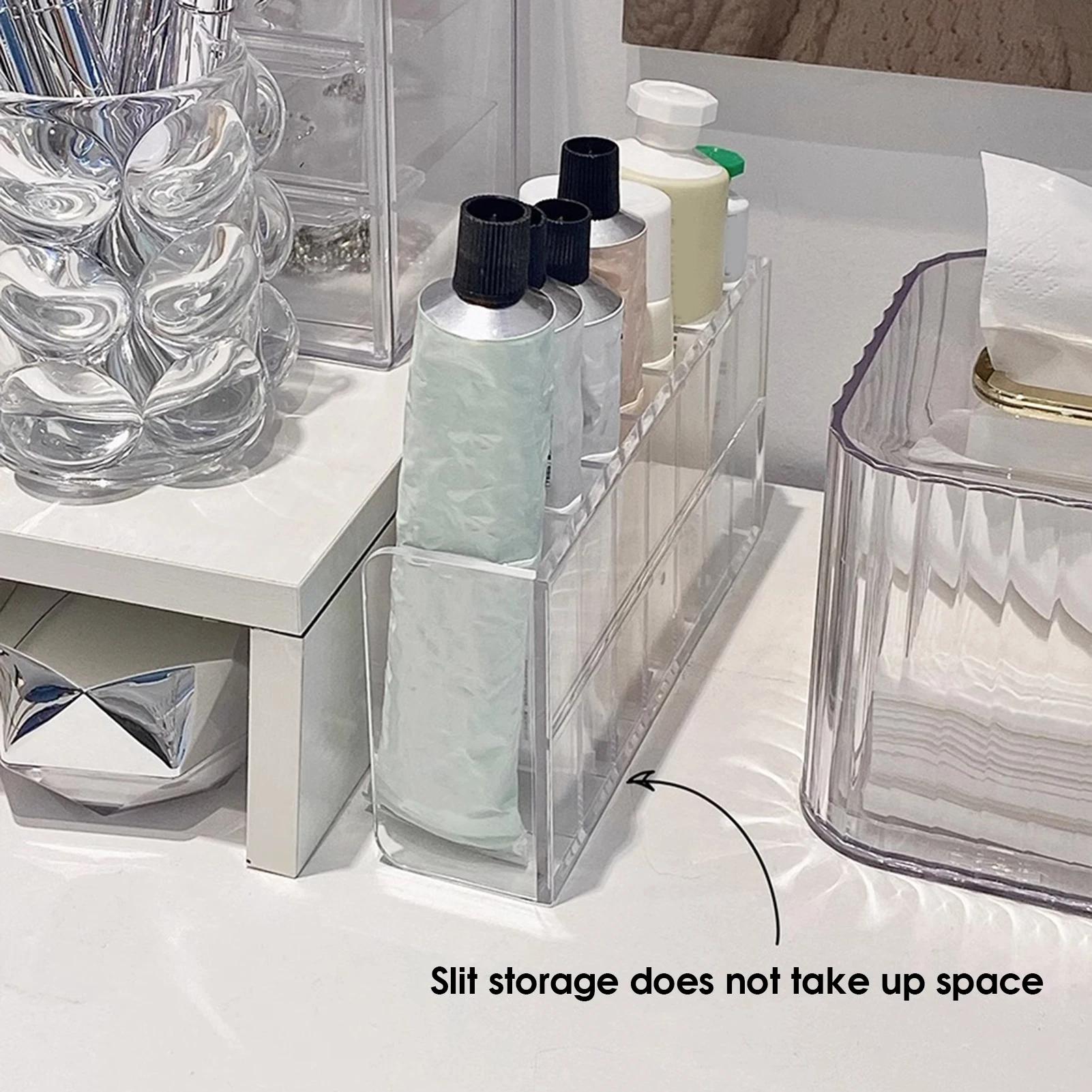 

Clear Makeup Organizer Large Capacity Hand Cream Display Boxes Ideal Gifts for Mom Wife Girlfriend