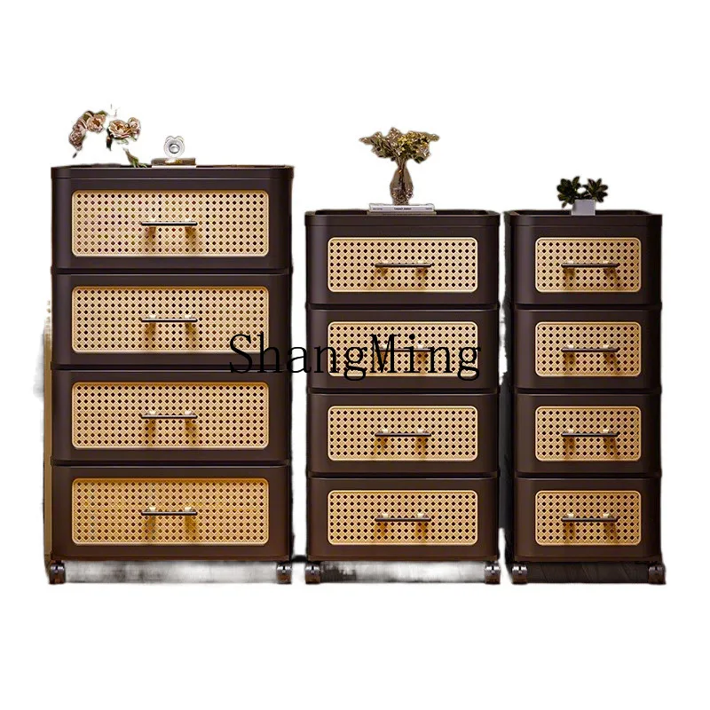 

ZYY premium fine drawer storage household locker multi-layer installation-free living room chest