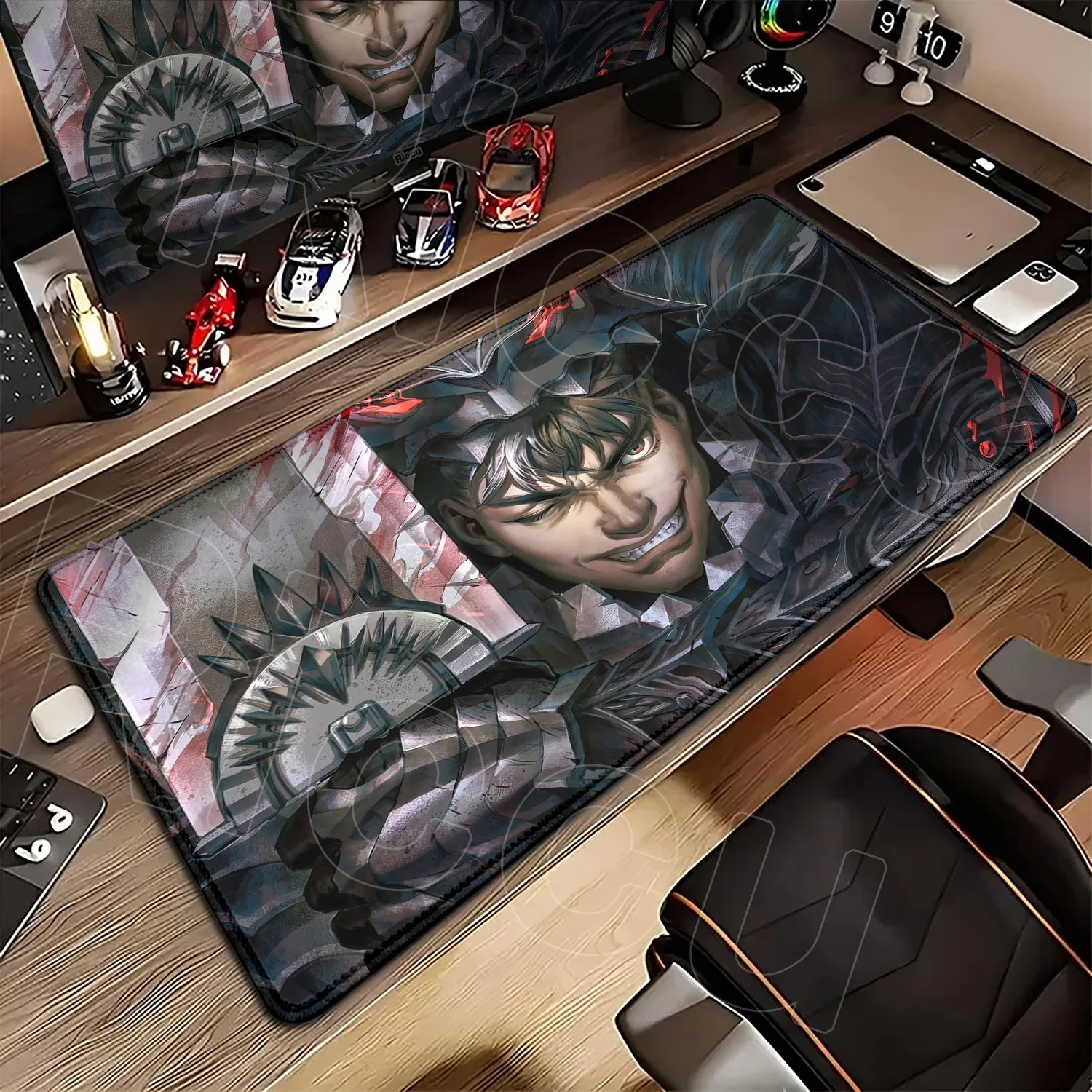 أنيمي Berserk Guts PC عدم الانزلاق سرعة مكتب الحصير كبير الألعاب ماوس الوسادة مكتب الملحقات لوحة المفاتيح الشجاعة السيف في لوحة الماوس هائج