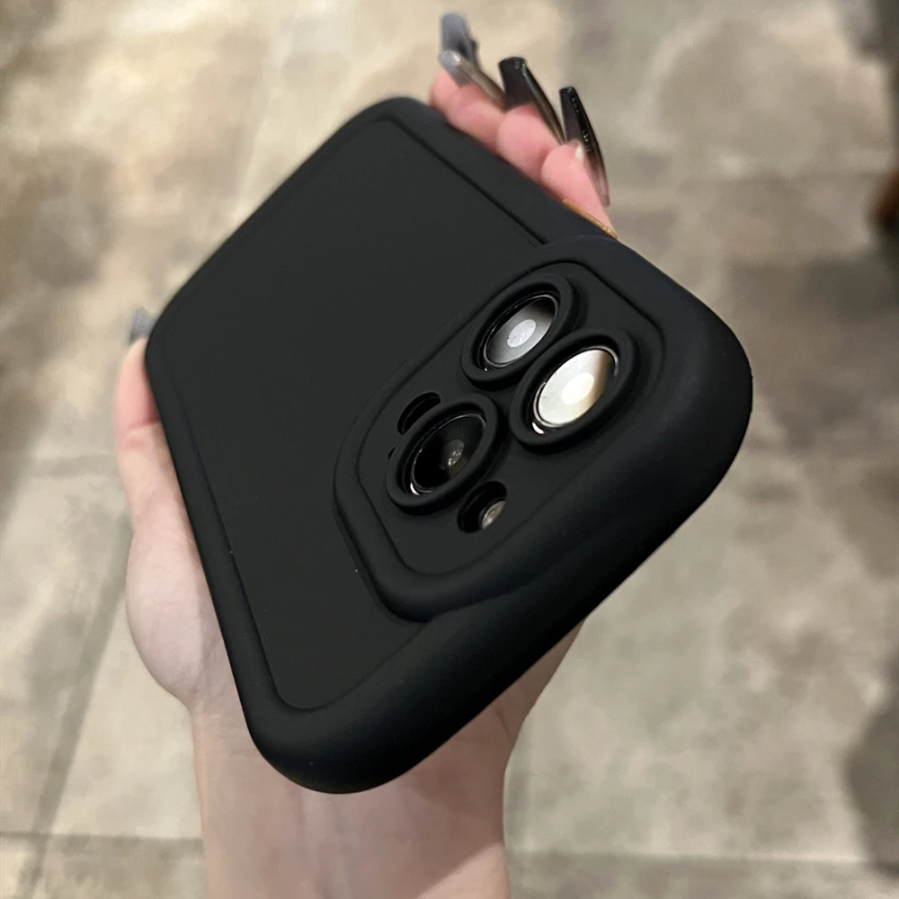 Matte Soft Liquid Silicone Phone Case For iPhone 11 12 13 14 15 16 Pro Max X XR XS Plus Camera Protection Shockproof Cover image 4