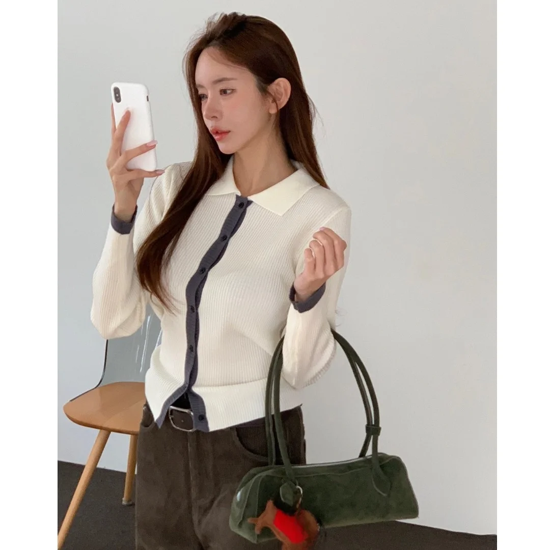 Faionable Chic Simple tricoté ouvert Cardigan femmes minceur pull printemps nouveauté décontracté confortable respirant