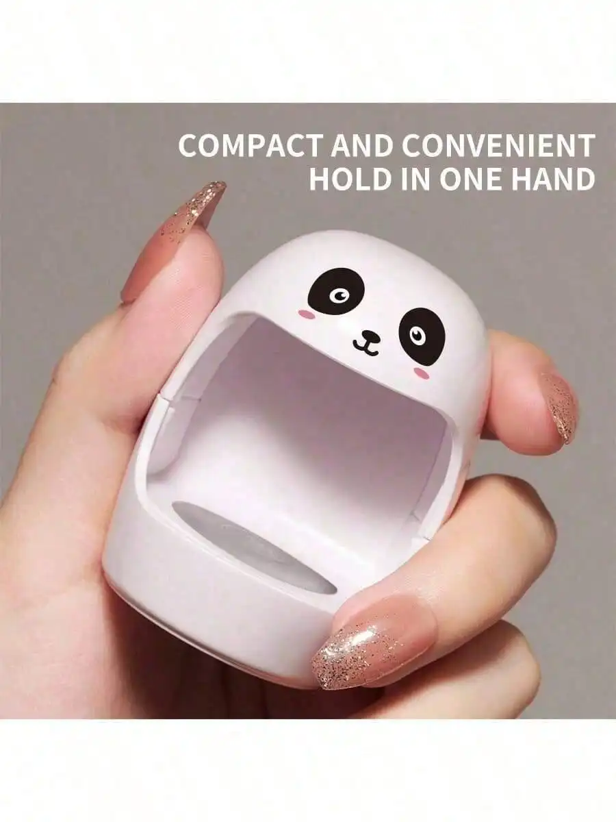 1pc 3Lamp USB Nageldroger Roze Ei Ontwerp MINI UV LED Lamp Nail Art Manicure Gereedschap 45S 60S Gel Polish Sneldrogend Curing Light