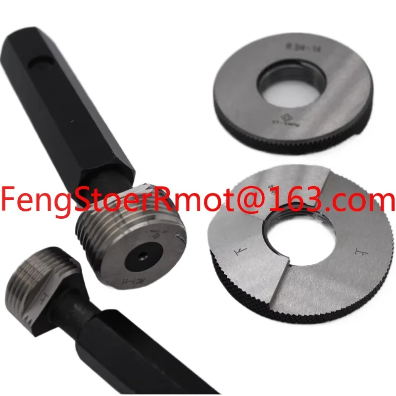 Inch Tapered Pipe Thread Plug Gauge Ring Gauge NPT1/8 R1/4 R3/8 R1/2 R3/4 R1 R1 1 1/4 Pass