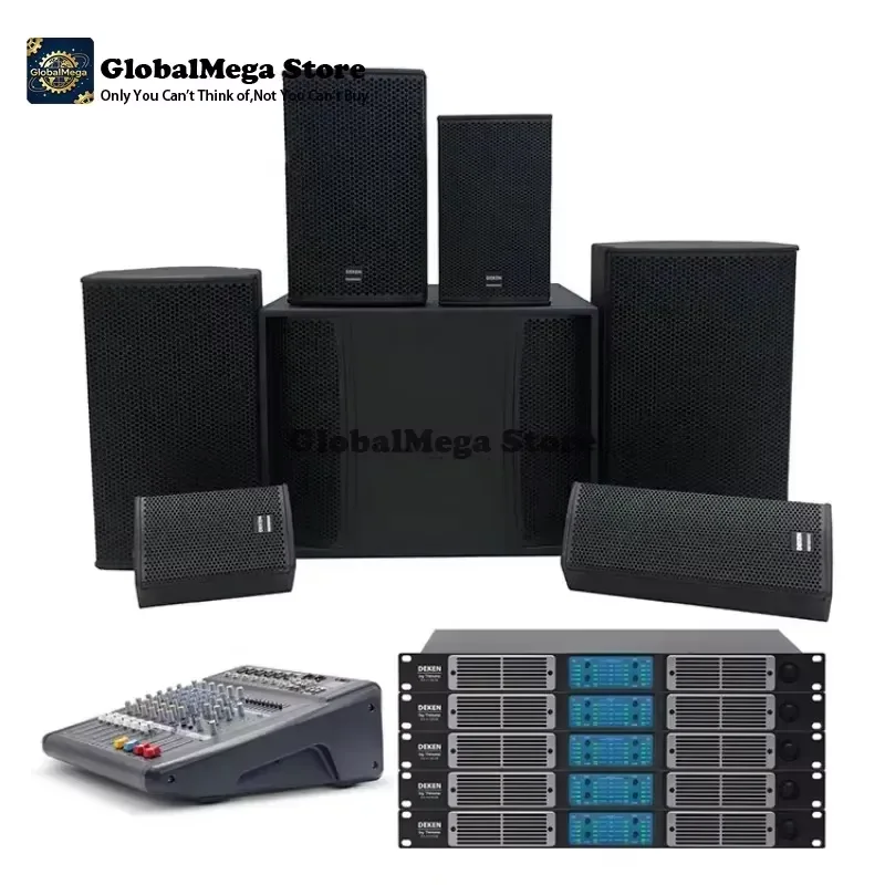 FLEX-T10 10 Inch 2 Unit 2 Way Pro Audio Stage Disco Music Dj Sound System Speakers 400W Professional Dj Karaoke Power Speaker