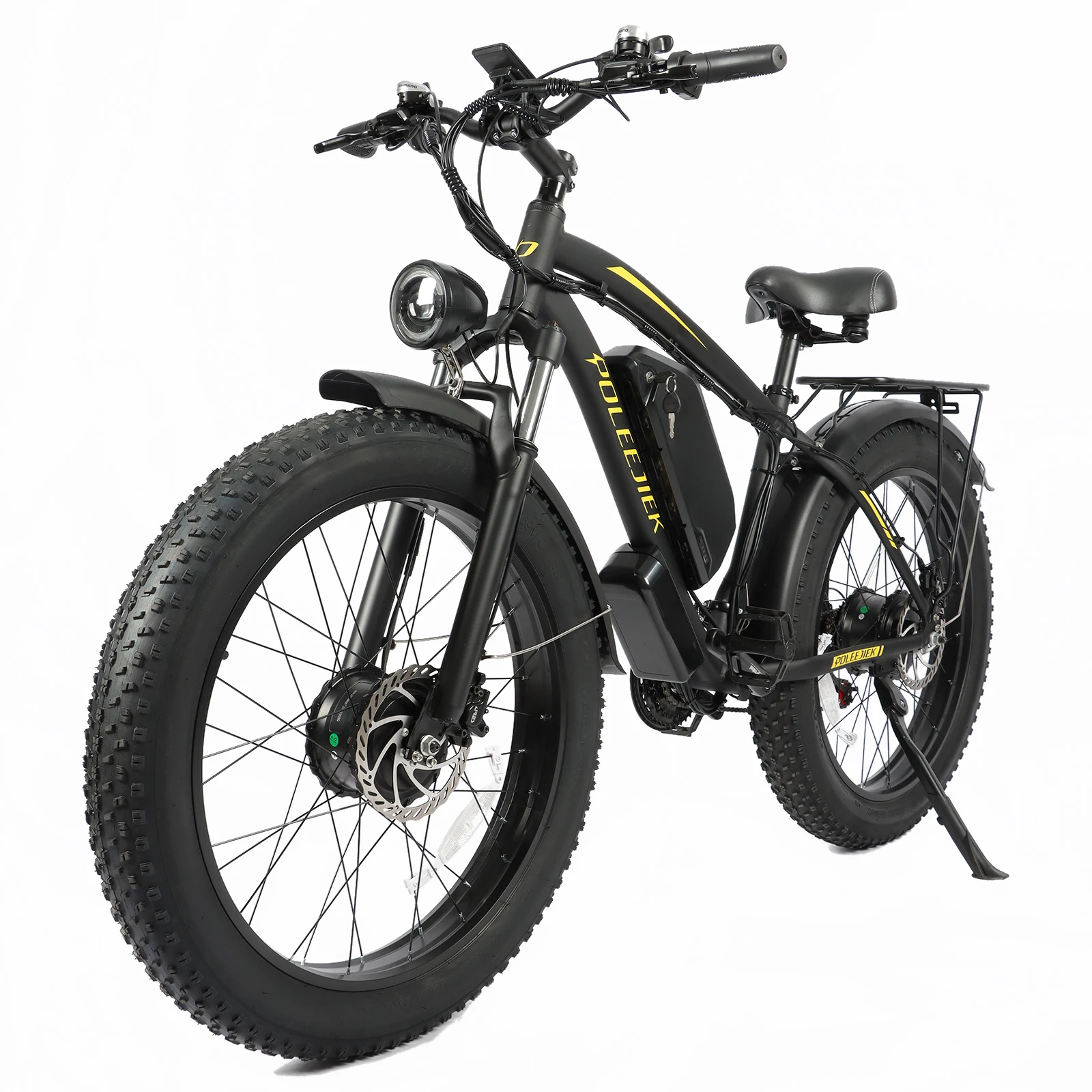 

Fat Tire Mountain Electric Motorcycles Bicycle With 1500W+1500W Motor For Adults 48V/52V 23AH/32AH Battery 26-Inch Electric bike