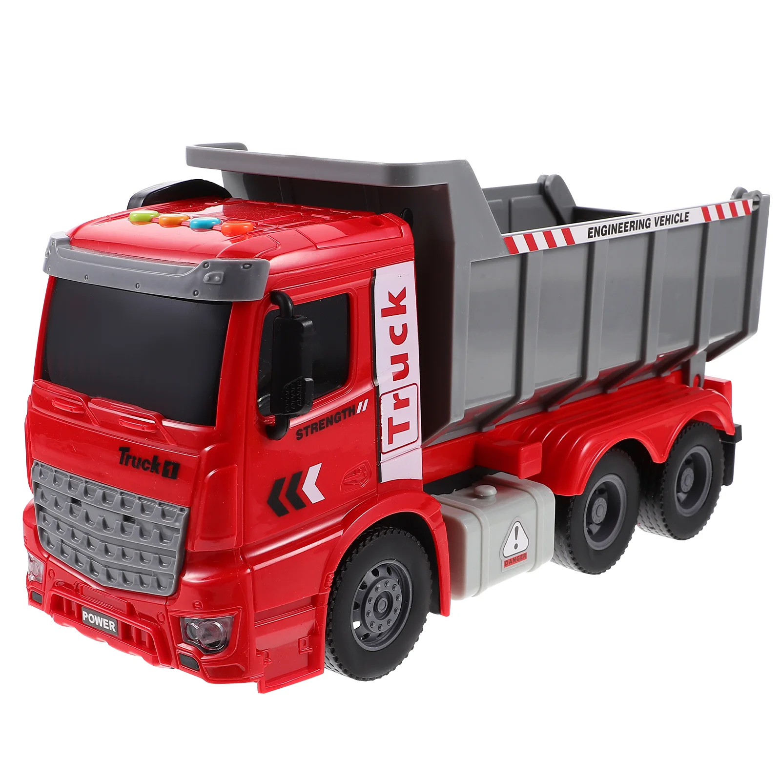 Children’s Toys Children's Excavator Engineering Vehicle Dump Truck Model Vehicles Interesting Trucks Plastic Plaything Red