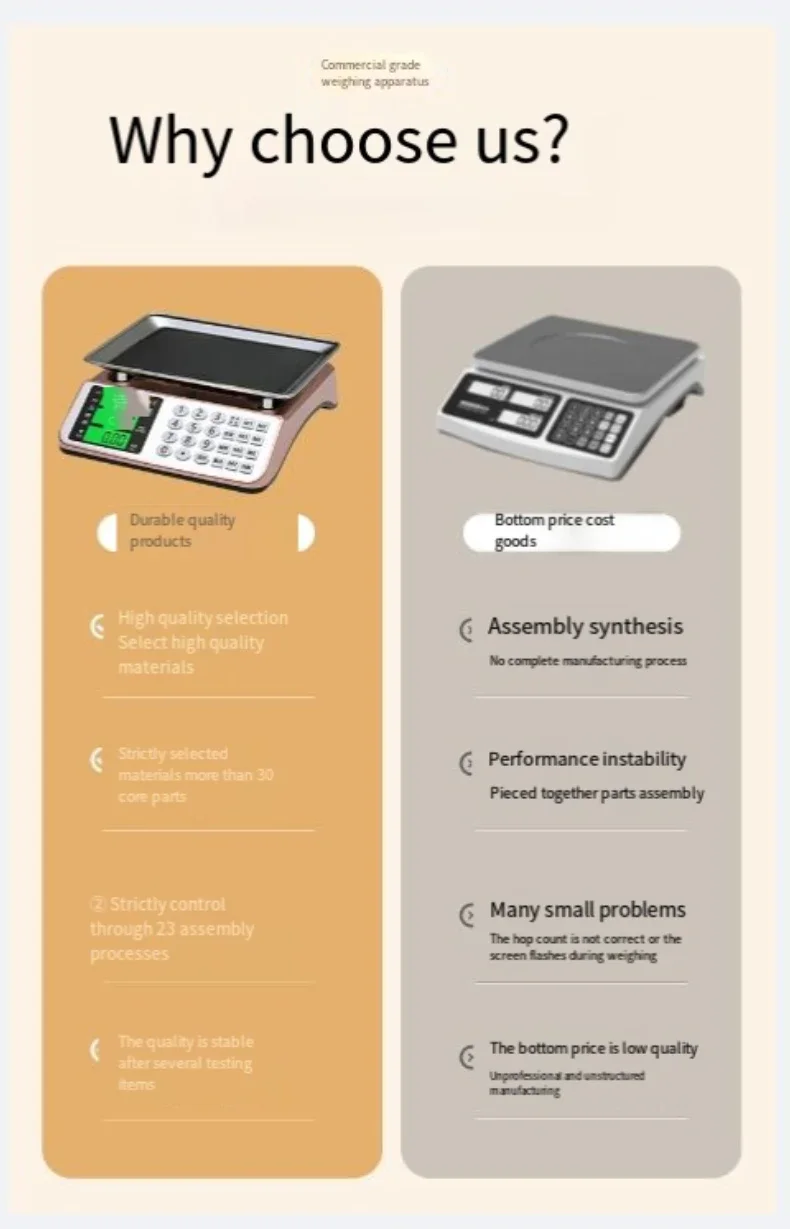 30kg Electronic scale for commercial small, high accuracy scale table scale