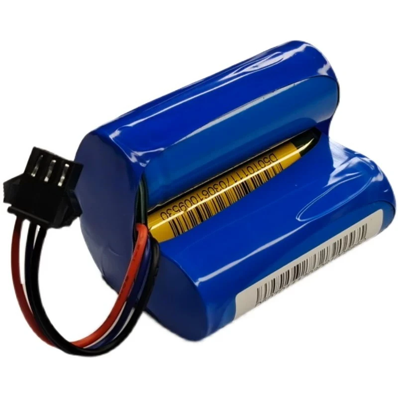 Newest 18500-3S 11.1V 12.21Wh 1100mAh Lithium-ion Rechargeable Battery Pack for 3ICR1951 Replacement Battery with 3-line Plug