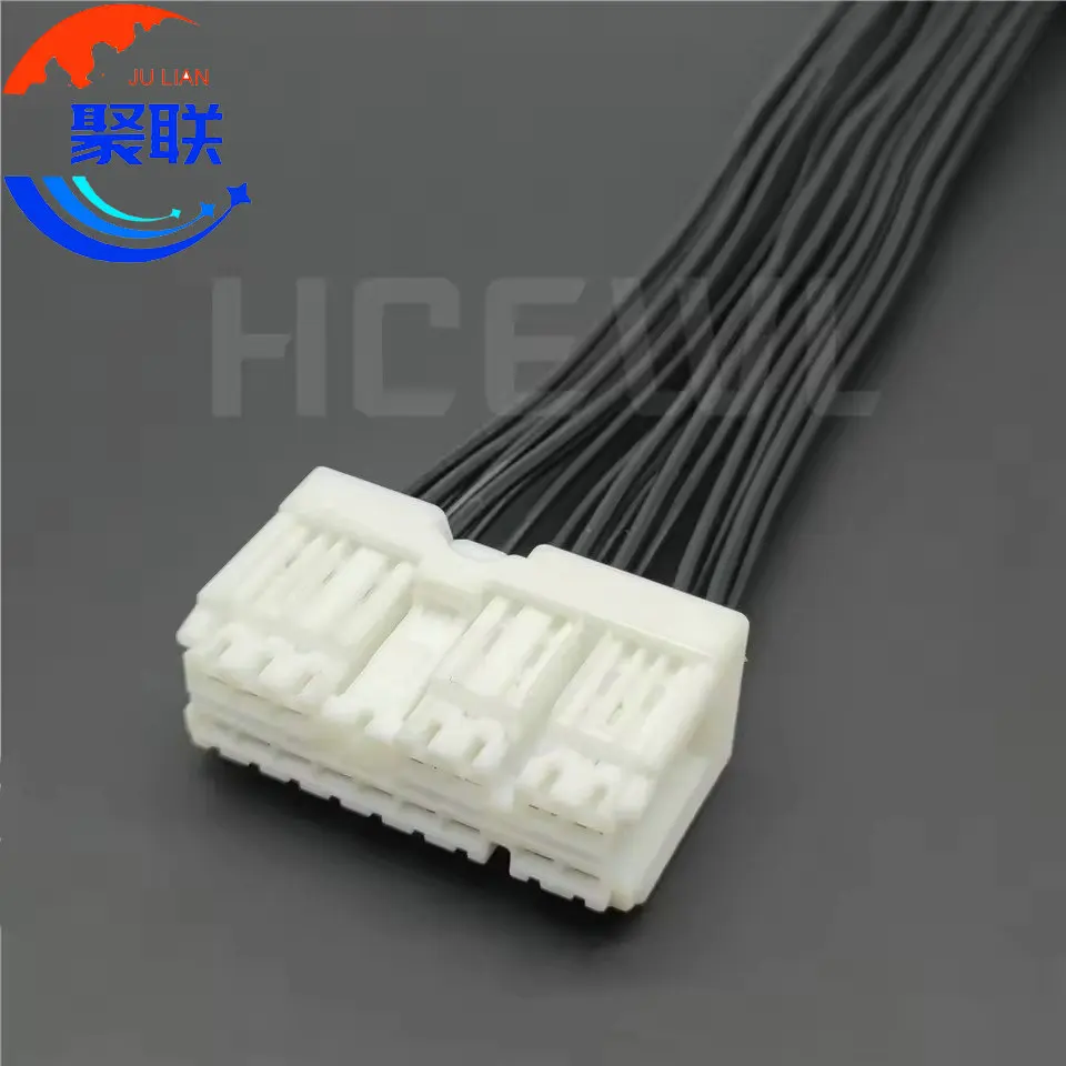 1Set 16Pin 1612891-2 1674009-1 6098-6957 6098-6986 Female Male Car Wndow Lifter Wire Cable Socket Connector For Nissan