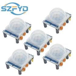 1-10pcs HC-SR501 Adjust IR Pyroelectric Infrared PIR Motion Sensor Detector Module For Arduino For Raspberry Pi Kits + Case