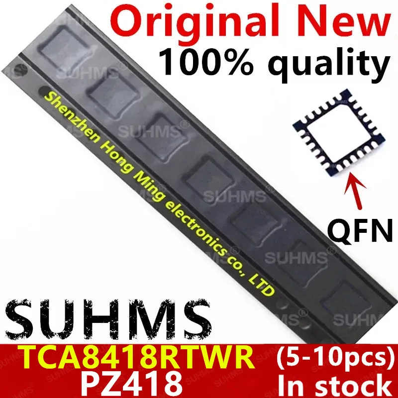 (5-10 peças) 100% Novo TCA8418 TCA8418RTWR PZ418 QFN-24